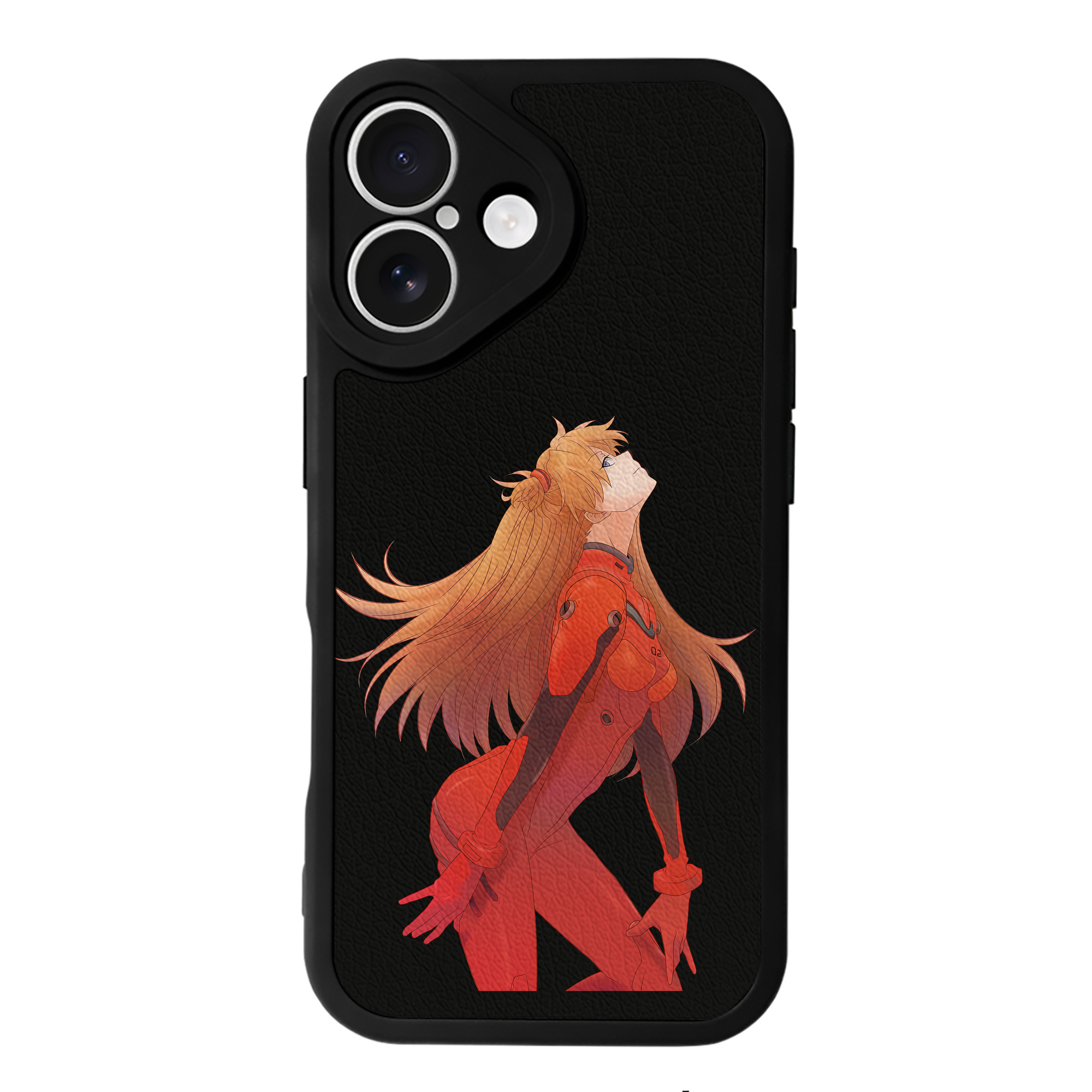 （画像用） EVA 新世紀エヴァンゲリオン 【iPhone 16シリーズ対応】シリコンスマホケース（レザー調） 材質：シリコン